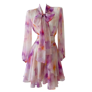 Sid Pink Floral Mini Dress