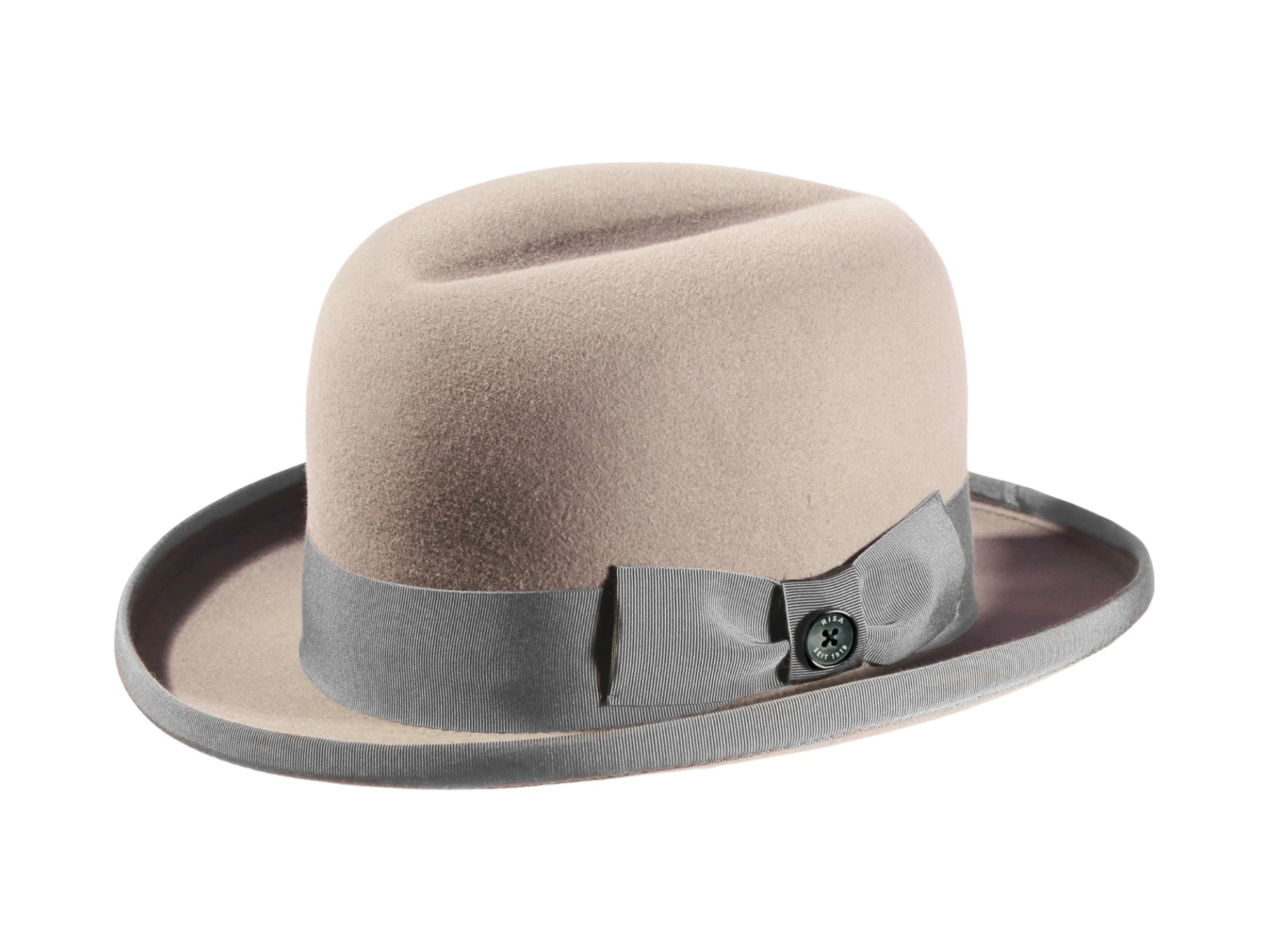 Homburg hair felt hat with trim, Timeless glamour reinterpreted