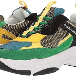 Calvin Klein Men's Marvin Sneakers, Shoes, Shoes (25.5, Green)