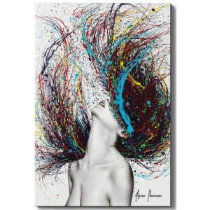 Infinite Expression – Abstract Woman Canvas Wall Art