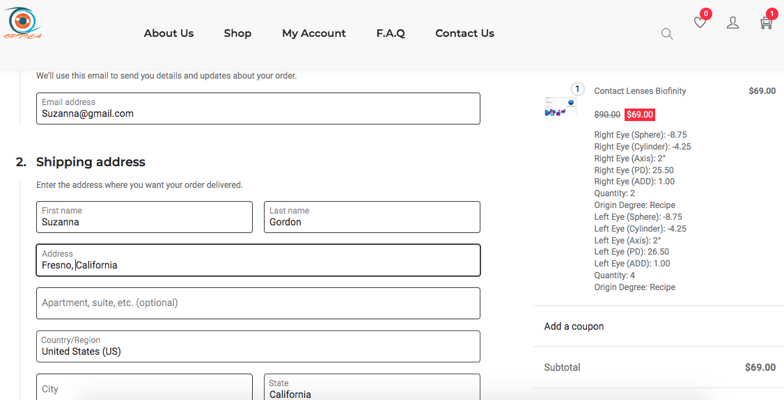 Contact Lenses Prescription Plugin | WooCommerce WordPress - 3