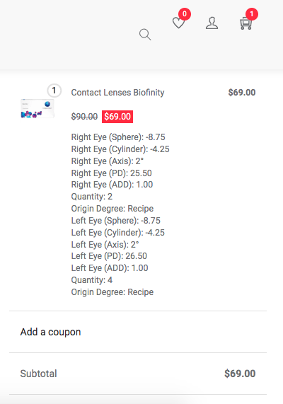 Contact Lenses Prescription Plugin | WooCommerce WordPress - 4