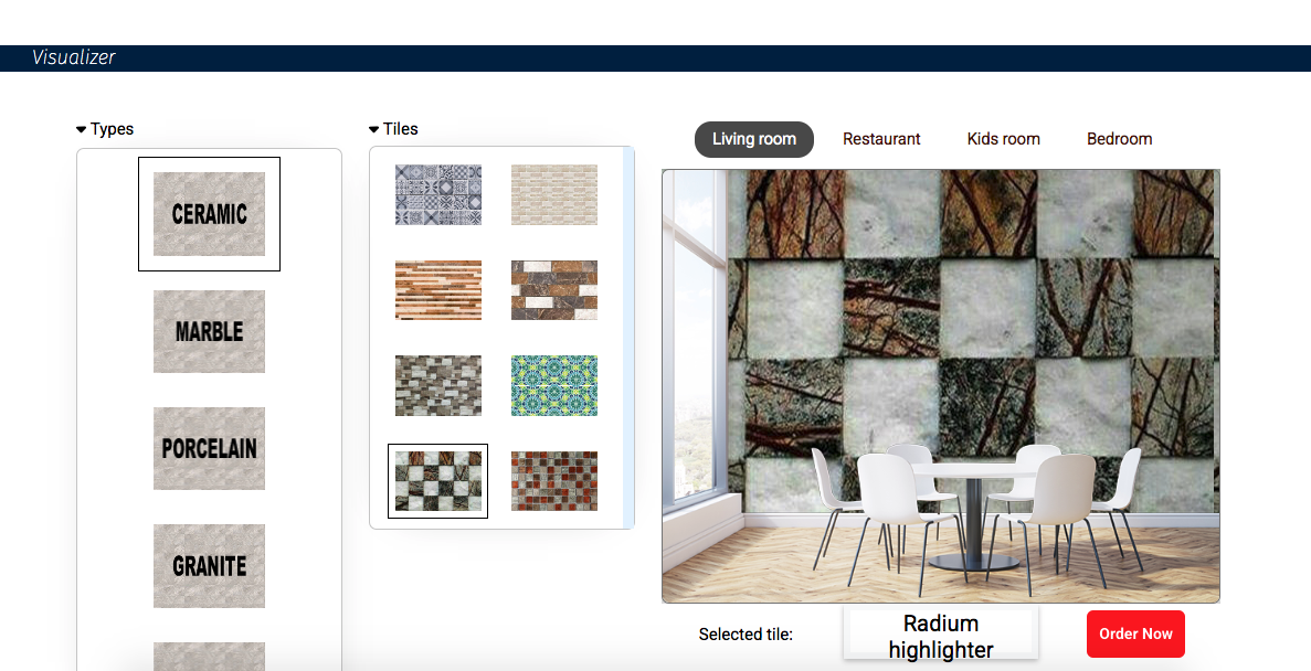 WooCommerce Tiles View in Room