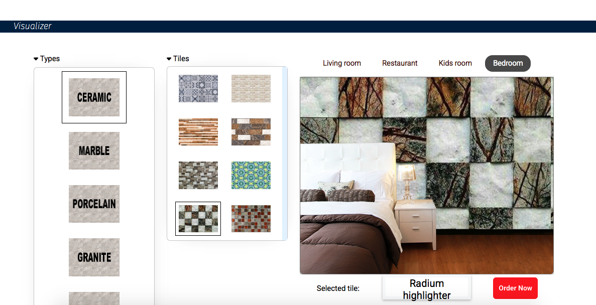 WooCommerce Tiles View in Room